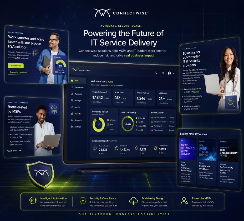 Powering the Future of IT Service Delivery - A modern IT service delivery platform focused on streamlining ticket management, service workflows, client operations, and automation for managed IT teams. I worked on backend services, dashboard features, API integrations, and workflow automation to improve visibility, response time, and operational efficiency. | Angelo Lacson Portfolio Project